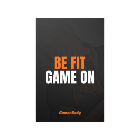 Be Fit Game On Poster