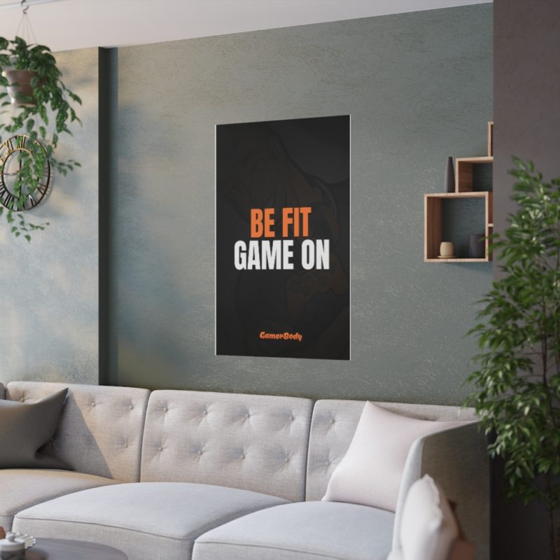 Be Fit Game On Poster - Image 3